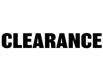 Clearance Sale